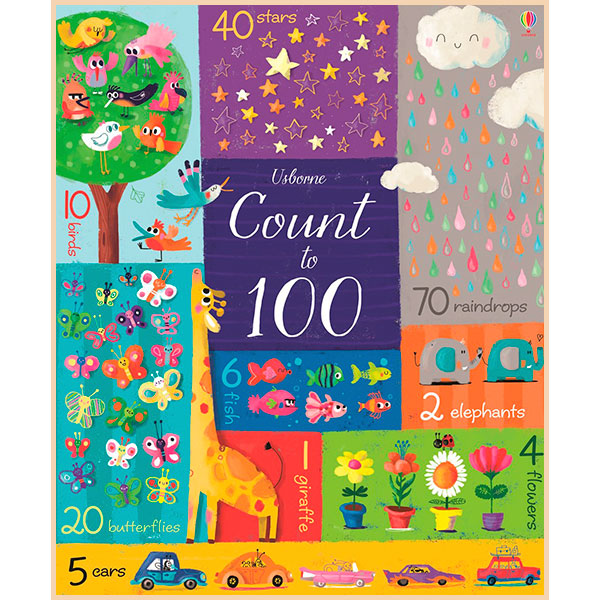Книга "Count to 100" (а) (7834)