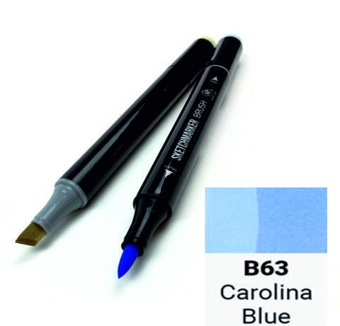 Маркер двосторонній SKETCHMARKER Brush Синя Кароліна, SMB-B63 3