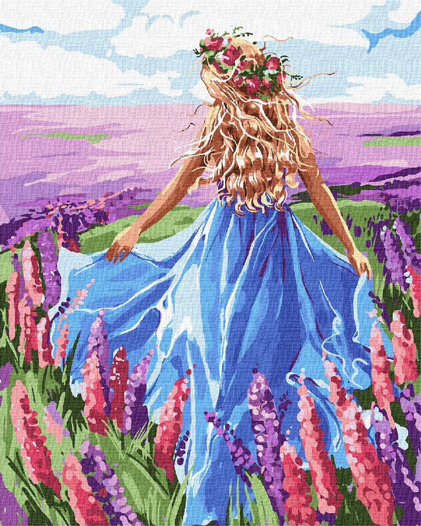 Картина по номерам 40*50 см "Наедине с мыслями", KHO4834