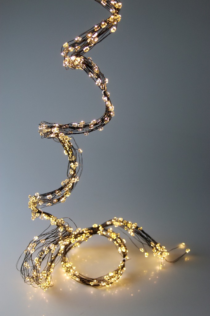 Гирлянда светодиодная LED "Дождь" 480 лампочек больших, 2 м, чёрный провод, 43096 ТМ "Floristik"