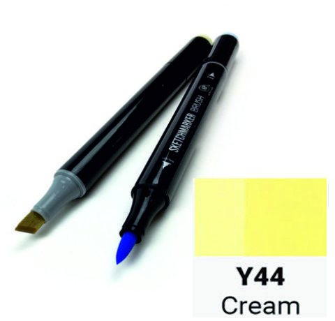 Маркер двусторонний SKETCHMARKER Brush Кремовый, SMB-Y44 3