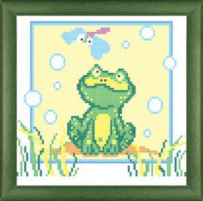 Канва с нанесенным рисунком 15*15 см, РТ 024