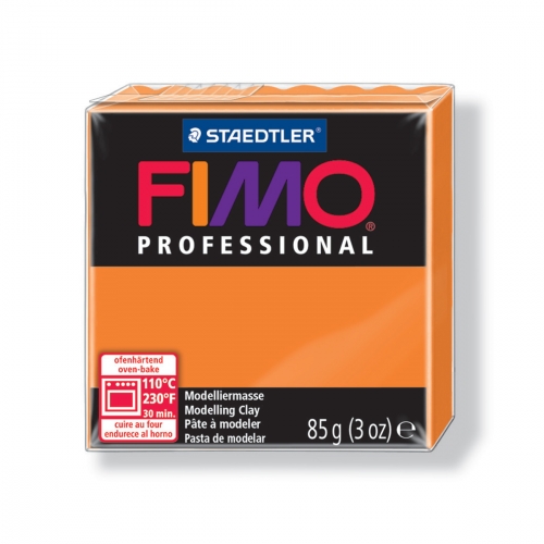 Пластика Professional, оранжевая 85гр. Fimo