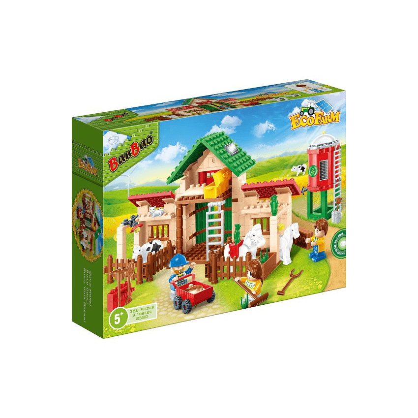 Конструктор "Екоферма" Життя на фермі, 328 елм., 8580, Banbao