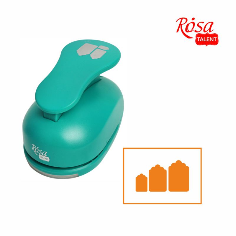 Фігурний діркопробивач Теги 7 6 см Rosa Talent