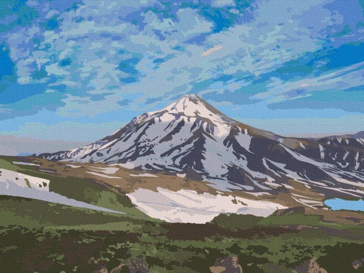 Картина по номерам 40*50 см "Вулкан Ликанкабур. Чили", 10529-AC