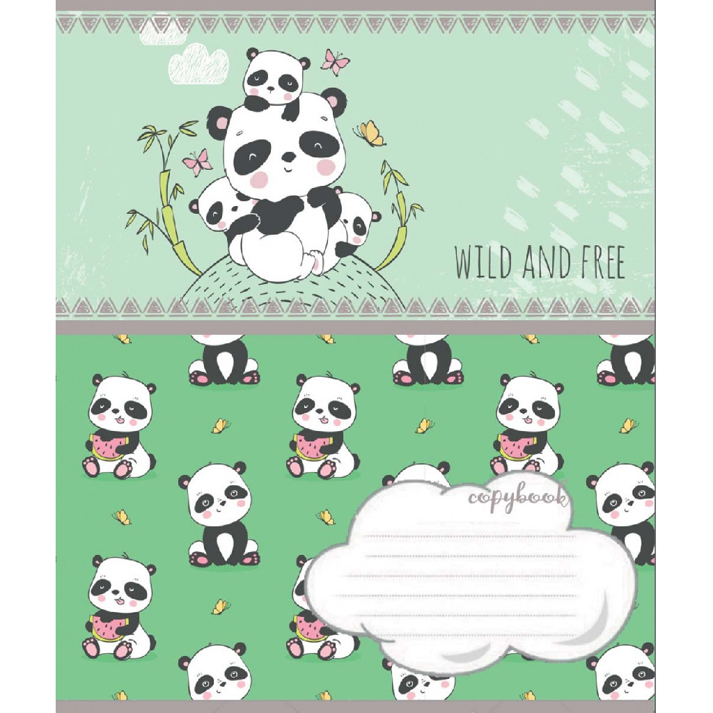 Зошит 12 кос. 1В Wild and free, 765652