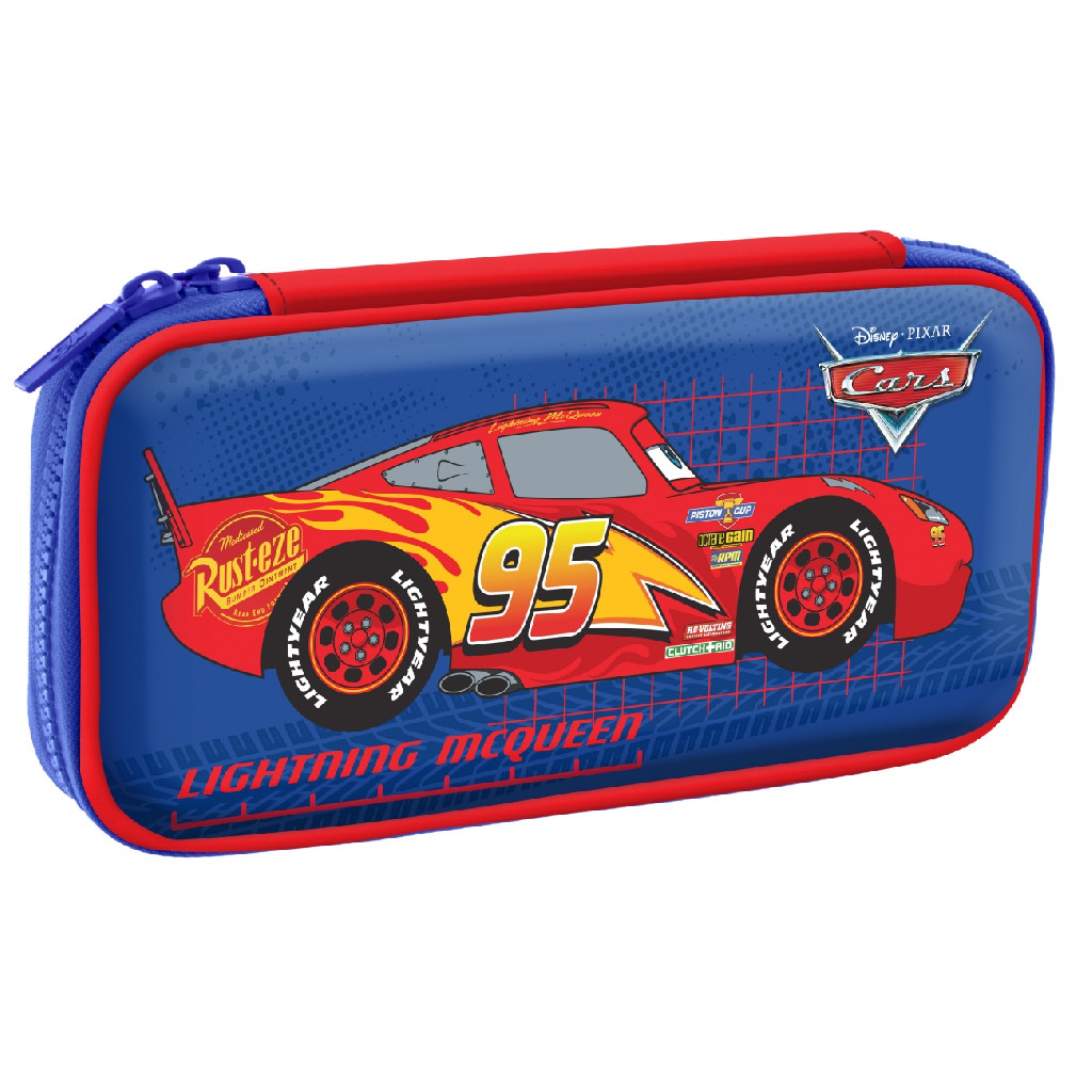 Пенал твердый пластиковый 3D HP-07 "Cars", 22,5*10*5, 532329