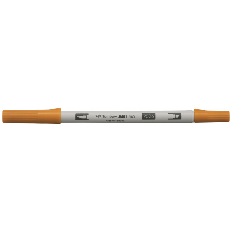 Маркер двосторонній на спиртовій основі ABT PRO ABTP-026, жовте золото ТМ "Tombow"