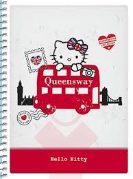 Блокнот В6 150 арк, УФ лак, картон палітурний "Student - Hello Kitty" (7929)
