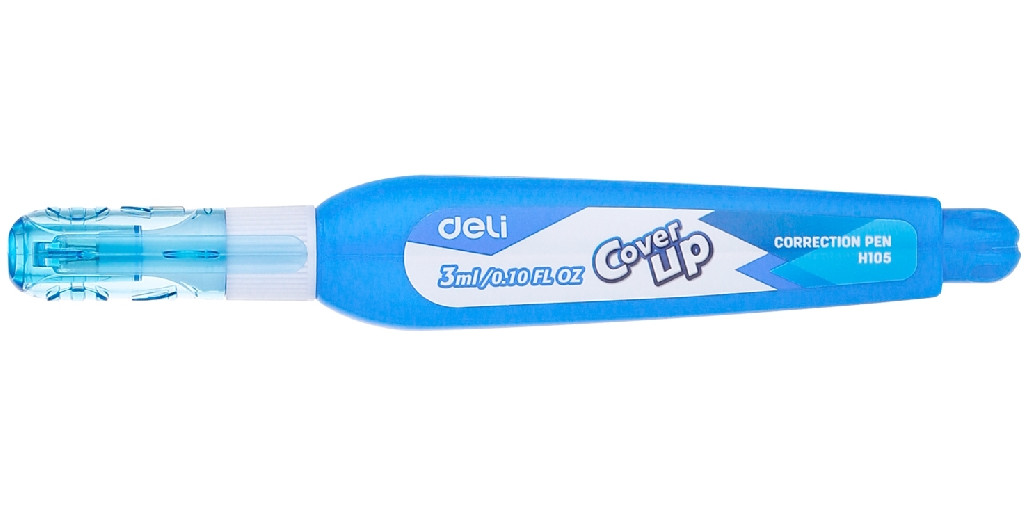 Коректор-ручка Deli EH10590 3 мл Cover up (78209)