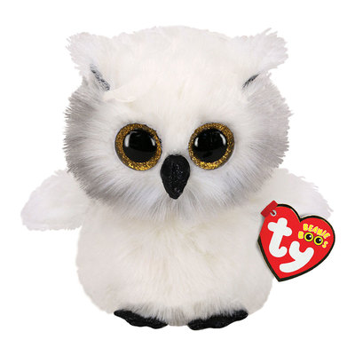 Іграшка м`яка TY Beanie Boo`s Біла сова "Snowy Owl" 15 см, 36305
