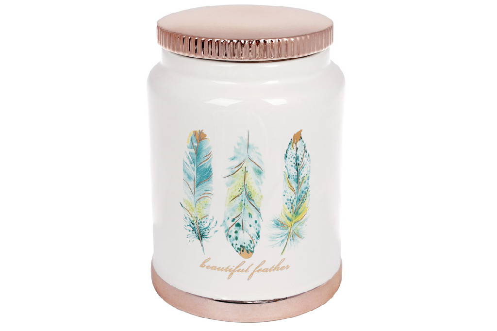 Банка керамическая "Плюмаж" 1,1л, 935-133