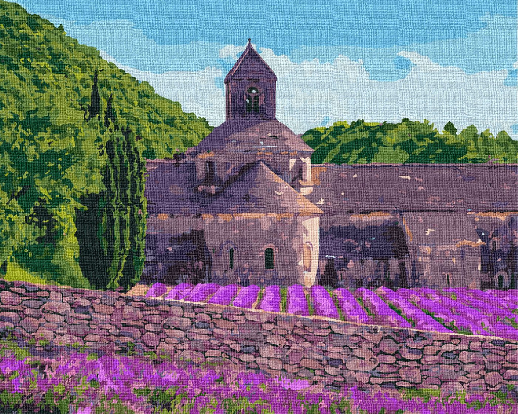 Картина по номерам 40*50 см "Аромат лаванды", KHO2292