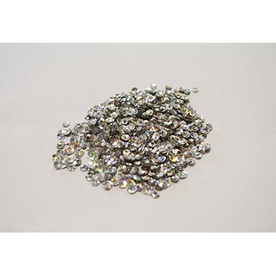 Пайетки круглые объемные Серебро 4 мм, 6 г HY3018