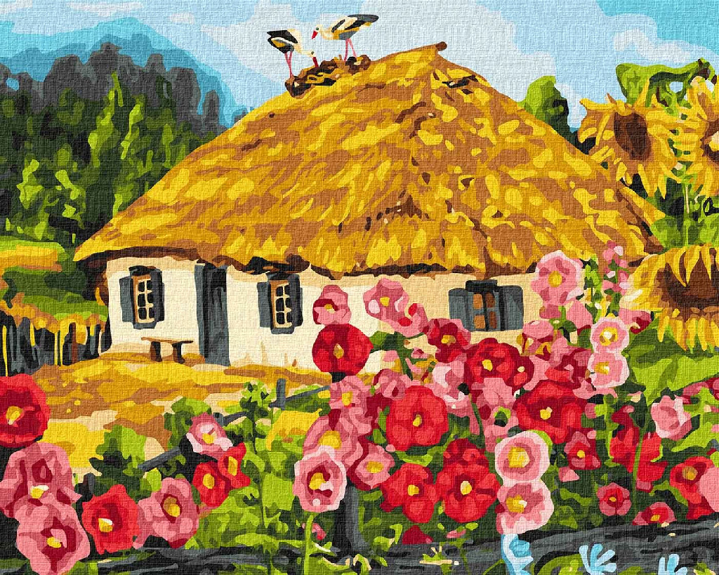 Картина по номерам 40*50 см "Мальовничий краєвид", KHO2286