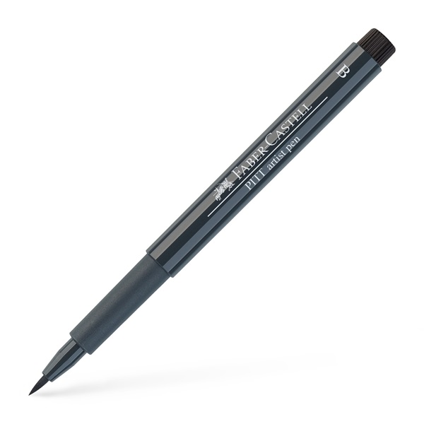 Ручка капілярна PITT Brush Artist Pen 235 холодний сірий-5, 167435 Faber-Castell