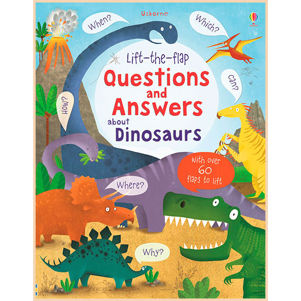 Книга "Lift-the-flap Questions and Answers about Dinosaurs" (а) (2144)
