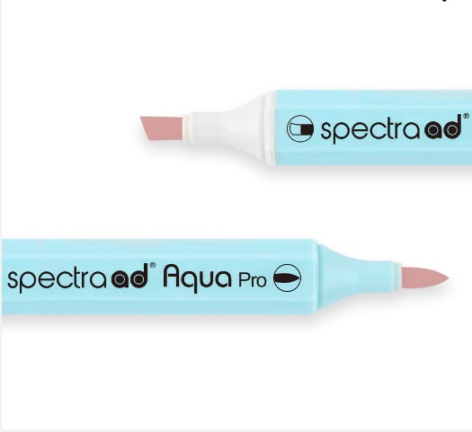 Маркер двосторонній на водній основі Spectra AD 008 Турмалін рожевий, 008-SADAQP