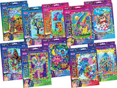 Набор креативного творчества "Crystal Art Kids" (20), CArt-01-01,02,03,04...10