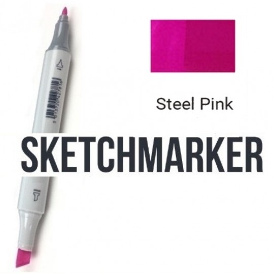 Маркер двосторонній SKETCHMARKER Рожева сталь, SM-V111