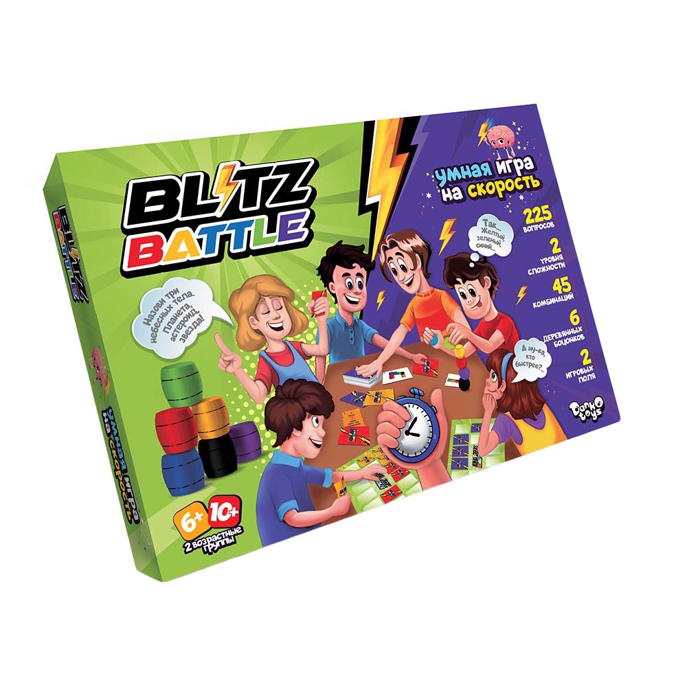 Игра настольная развлекательная "Blitz Battle" рус. (10), G-BIB-01-01