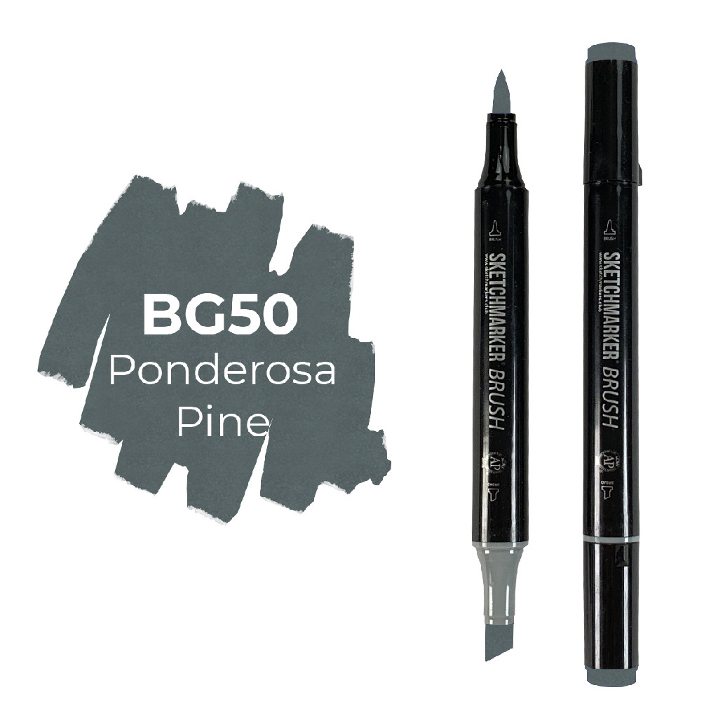Маркер двосторонній SKETCHMARKER Brush Сосна жовта, SMB-BG50 3