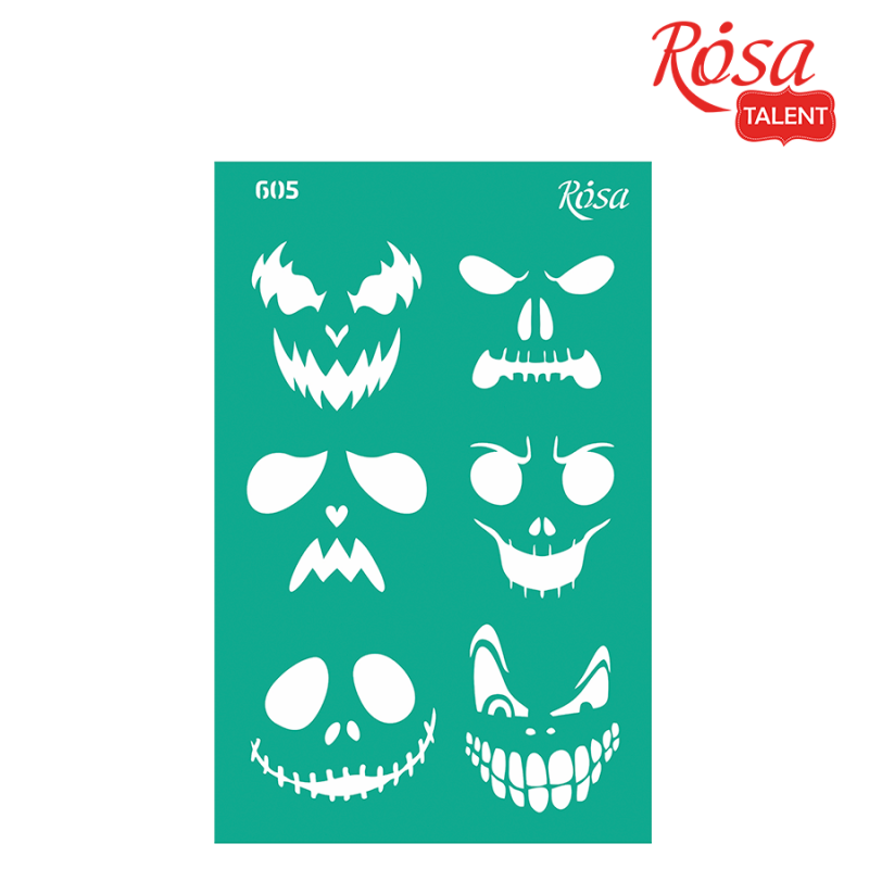 Трафарет самоклеючий 13*20 см №605 Halloween, Rosa Talent