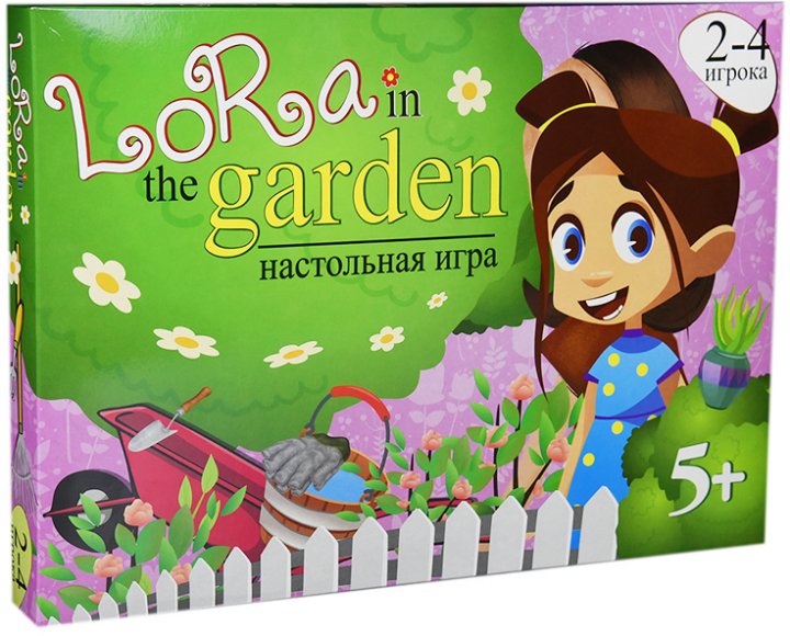 Игра настольная "Lora in the garden" (рус) 30514, ТМ "Strateg" 