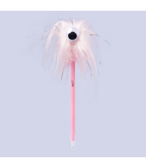 Ручка кулькова масляна "Pom-Pom Monster", 1,0 мм, синя, 412018 Yes