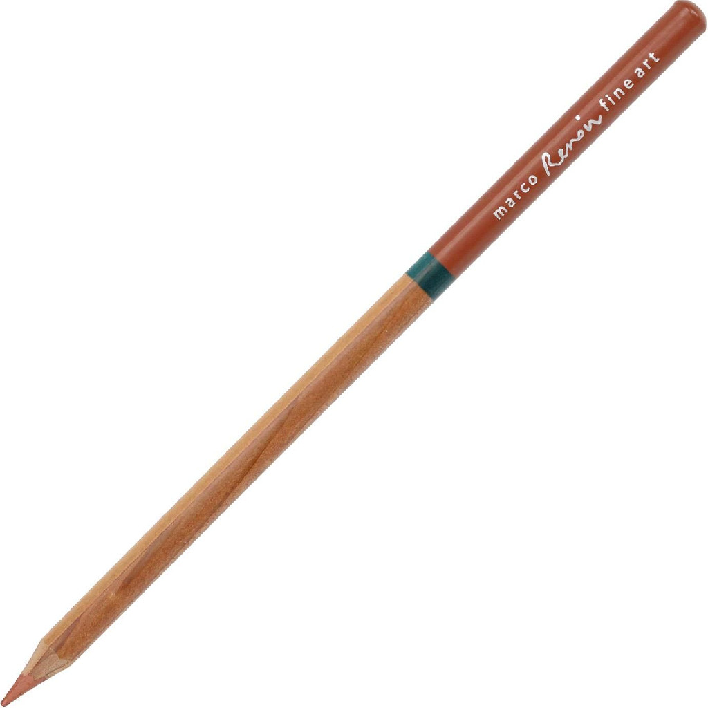Карандаш цветной круглый Burnt Sienna (42) кедр, Fine Art Aqua, ТМ Marco