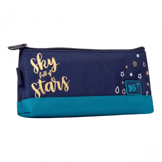 Пенал мягкий YES TP-02 "Sky full of stars" синий, 533088