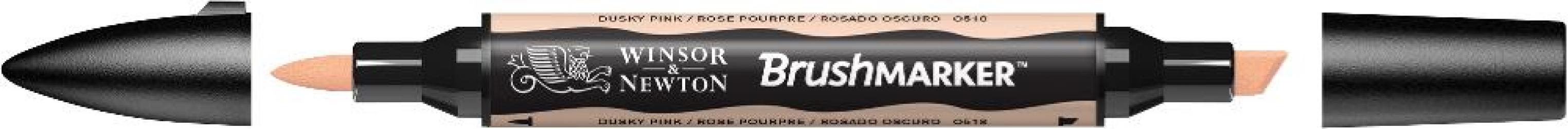 Маркер двосторонній Brushmarker, Темно-рожевий, 0204200 W&N