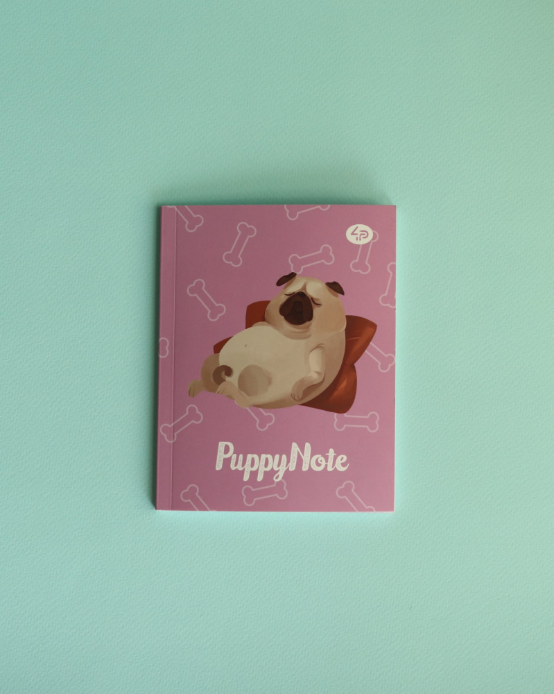 Блокнот А6 mini "Puppy Note" lilac, 903023, TM Profiplan 