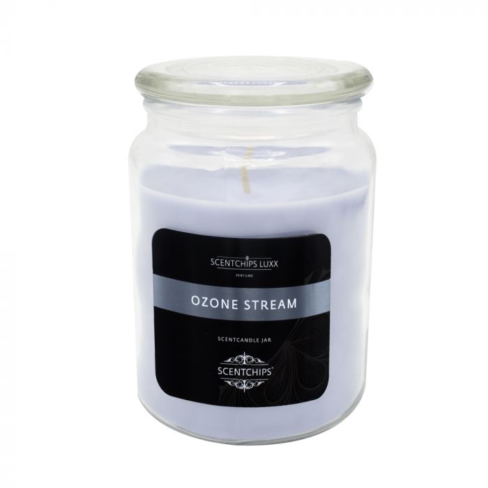 Аромасвечка в стеклянной банке Scentchips Озоновый поток 610 г/95 час. горение, 255305
