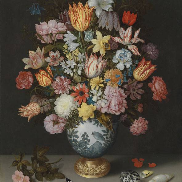 Декупажні серветки "Bosschaert Floral", 33*33 см, 18,5 г/м2, Abiente