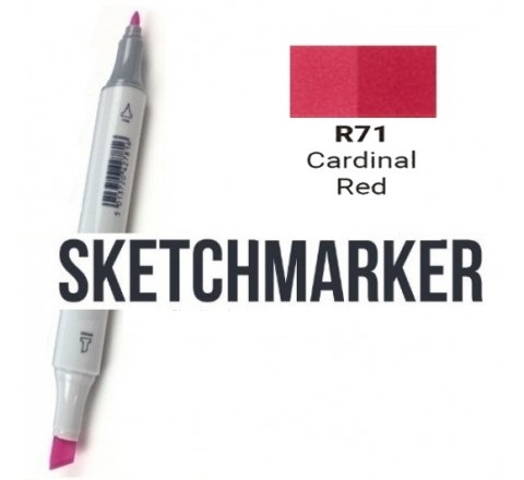 Маркер двосторонній SKETCHMARKER Червоний кардинал, SM-R71