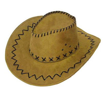 Шляпа "Ковбоя", бежевая, ткань, S-1213