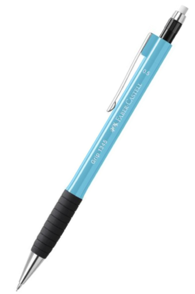 Карандаш механический 0,5 мм Grip светло-синий, 1345, 134513 Faber-Castell