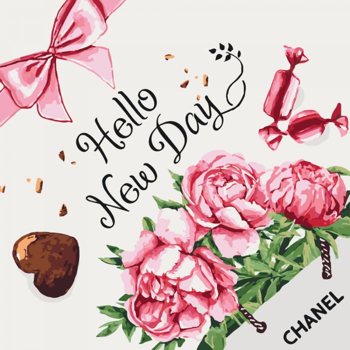 Картина по номерам 40*40 см Натюрморт "Hello new day", КНО5525