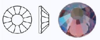 Стрази фольговані 70020 AB/497-11-612/LIGHT ROSE- ss6 (1,9-2,1 мм, 40 шт.) M.C.Rose VIVA12