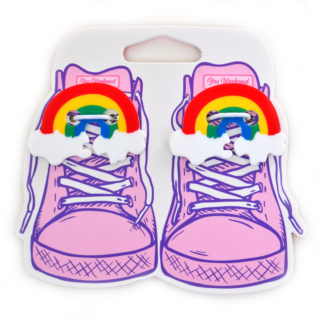 Набір аксесуарів для шнурків "Rainbow"