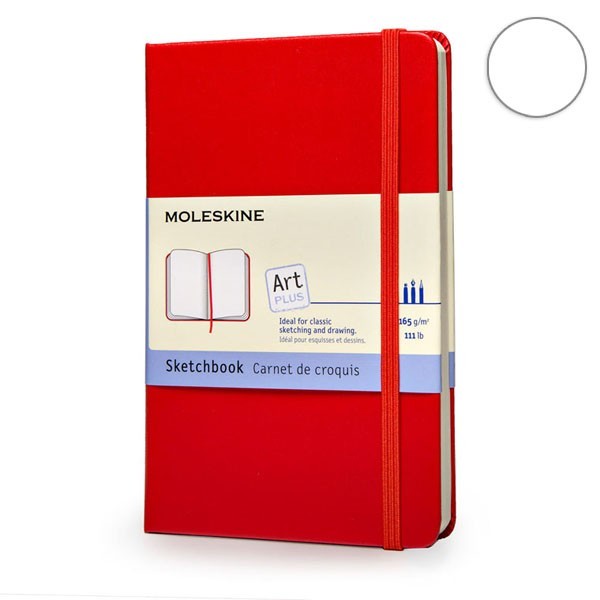 Записник Червоний середній для нарисів, Moleskine Art, ARTQP063R