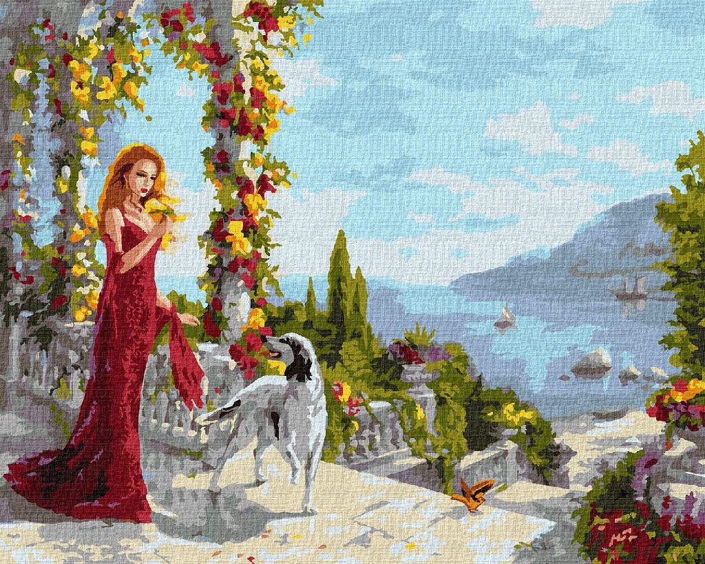 Картина по номерам 40*50 см Люди "Весна", KH4812