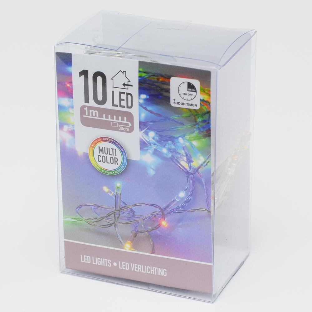 Гірлянда із LED-ламп, 10 шт., мульті-таймер, AXS300200