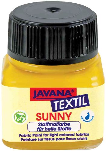 Фарба по світлим тканинам Sunny JAVANA 20 мл, охра, KR-90902