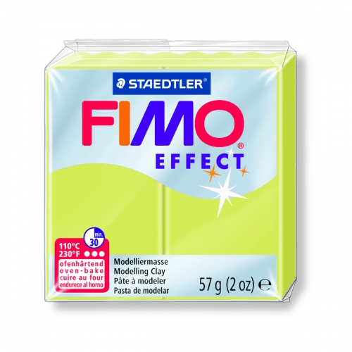 Пластика Effect, Желтая лимонная, 57г, Fimo