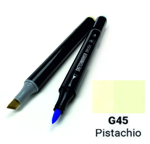Маркер двухсторонний SKETCHMARKER Brush Фисташковый, SMB-G45 3