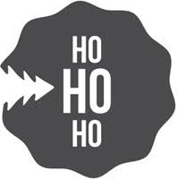 Штамп дерев`яний d=3,5 см "Ho Ho Ho" (Christmas), WE7008 ТМ "Woodies"