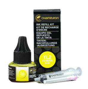 Чорнило для заправки маркера Chameleon 25 мл - Summer Sun (сонячне літо, YL2), CT9004